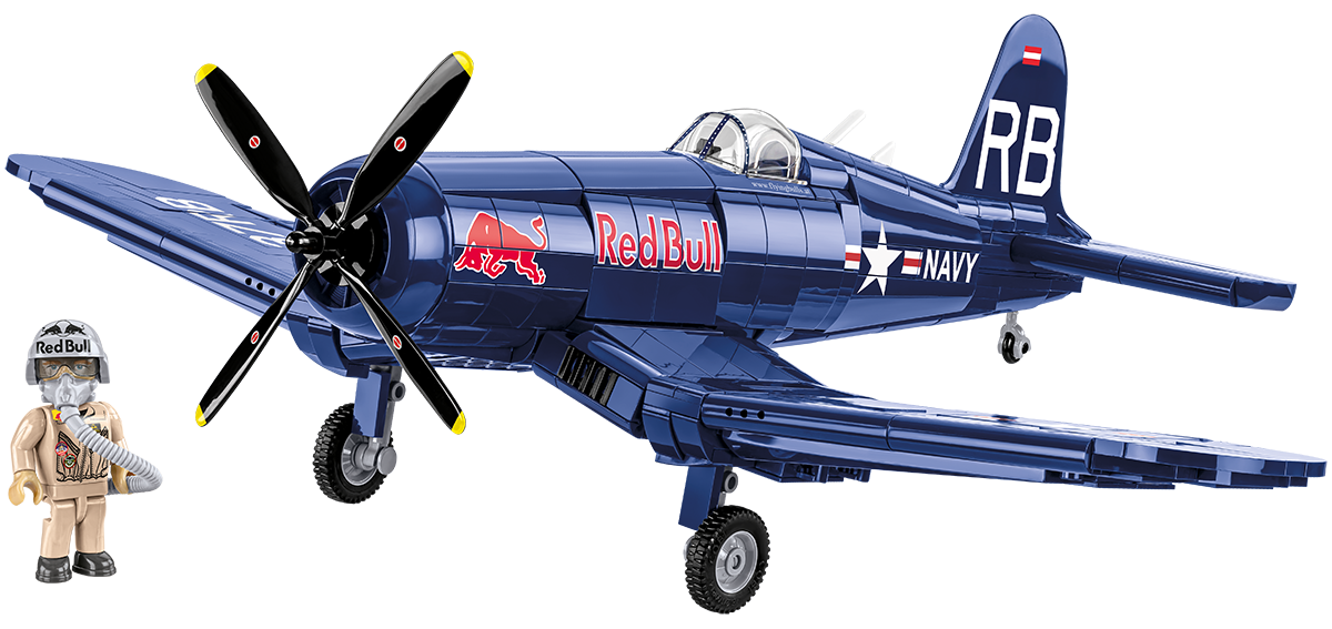 COBI FLYING BULLS Chance Yought F4U-4 Corsair Plane: Set #26634