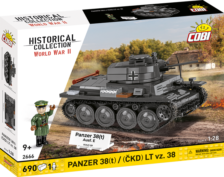 COBI Panzer 38(t) / (ČKD) LT vz. 38 Tank : Set #2666