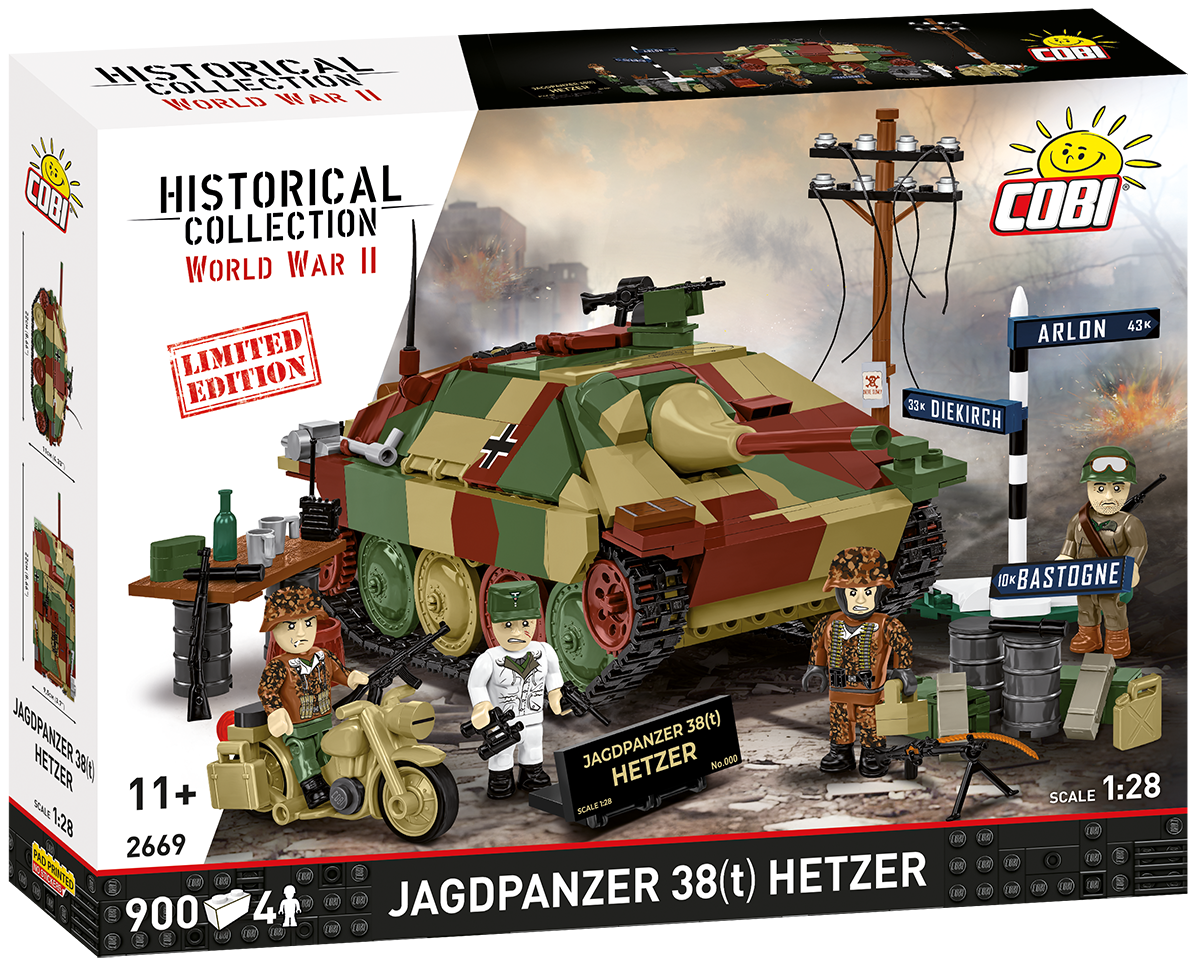 COBI LIMITED EDITION JagdPanzer 38(t) Hetzer Tank Destroyer : Set #2669