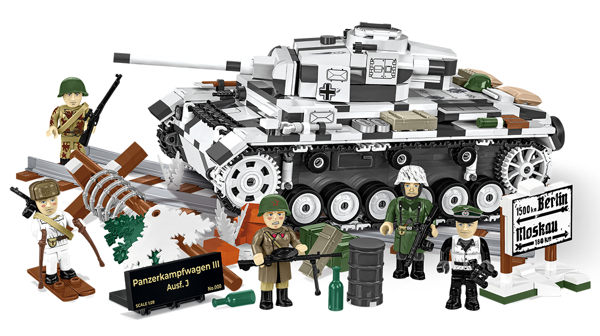 COBI LIMITED EDITION Panzerkampfwagen III Ausf. J Tank : Set #2671