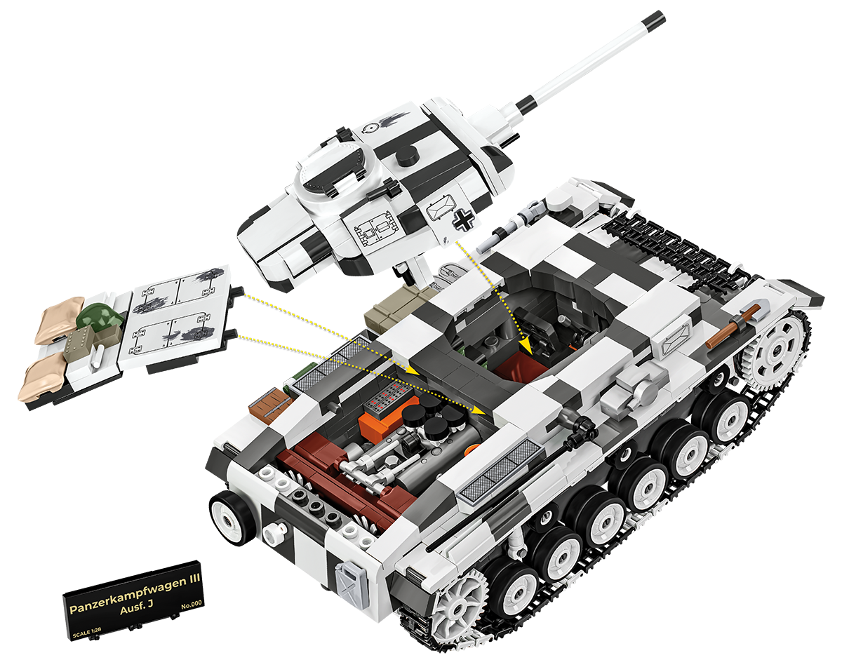 COBI LIMITED EDITION Panzerkampfwagen III Ausf. J Tank : Set #2671