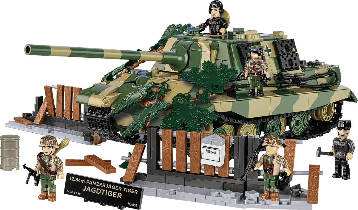 COBI LIMITED EDITION 12.8cm Panzerjäger Tiger Ausf. B Jagdtiger Heavy Tank Destroyer : Set #2673