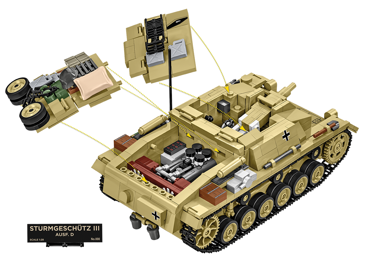 COBI LIMITED EDITION Sturmgeschütz III Ausf. D Assault Gun : Set #2675