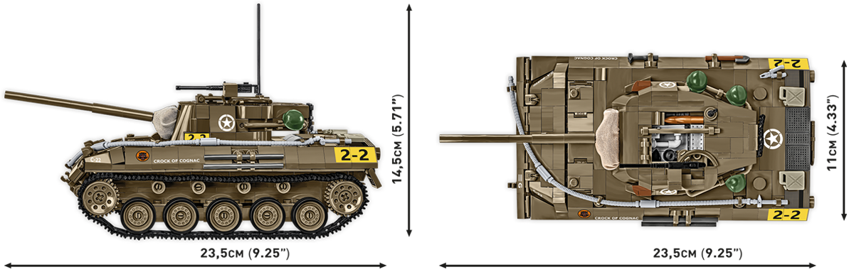 COBI M18 Hellcat Tank Destroyer: Set #2679