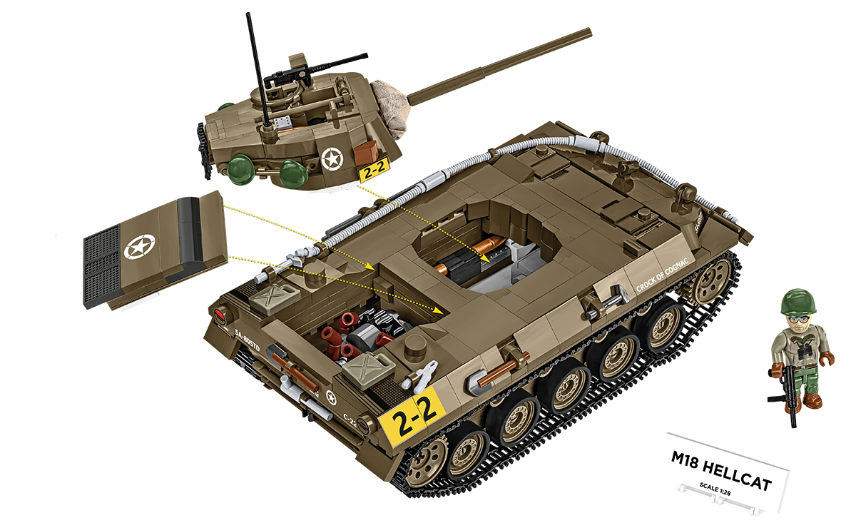 COBI M18 Hellcat Tank Destroyer: Set #2679
