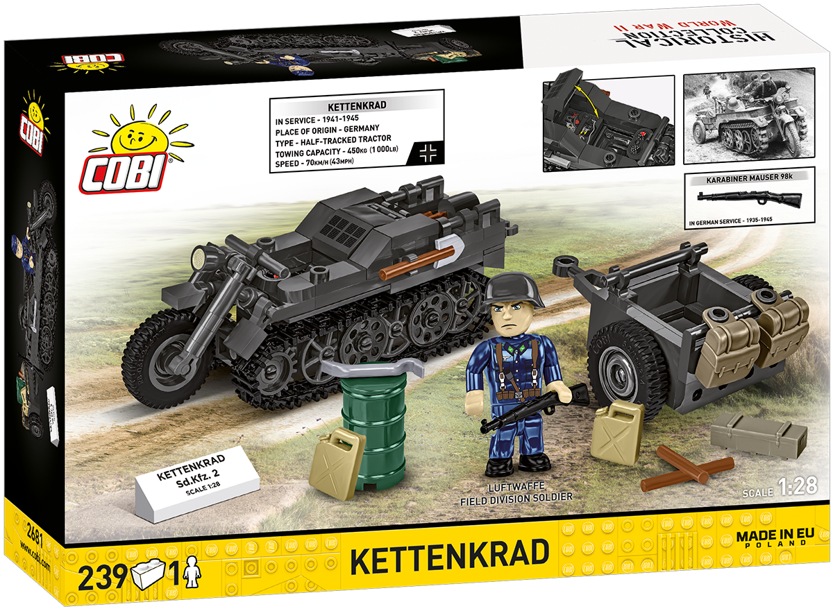 COBI Kettenkrad : Set #2681