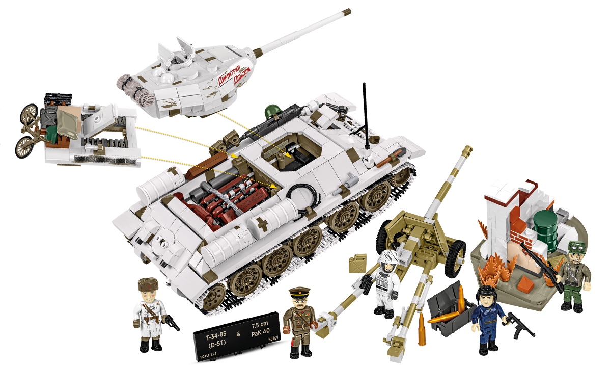 COBI LIMITED EDITION T-34-85 & 7.5cm PaK 40 : Set #2682