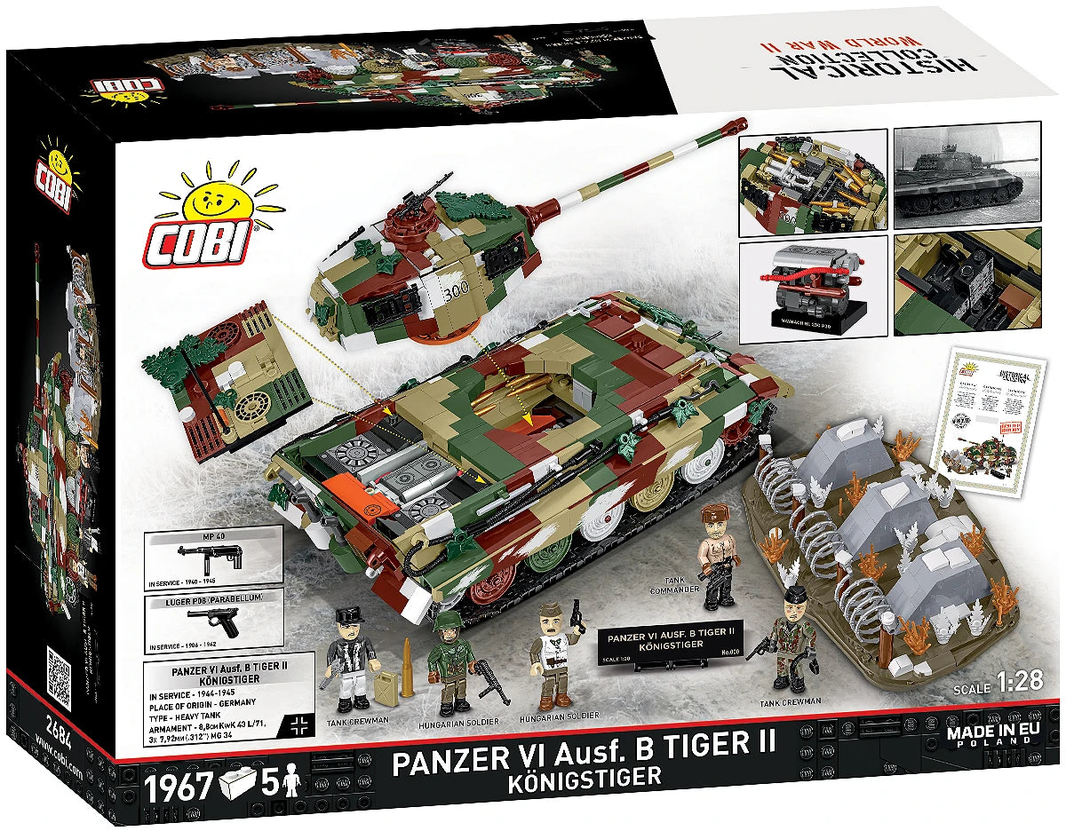 COBI LIMITED EDITION Panzer VI Ausf. B Tiger II Königstiger: Set #2684