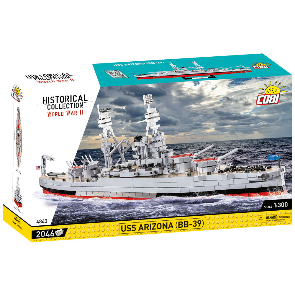 COBI Battleship USS Arizona (BB-39): Set #4843