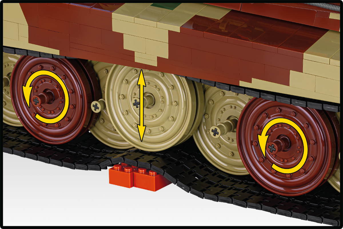 Tanque COBI Tiger II Königstiger escala 1:12: Set #2808