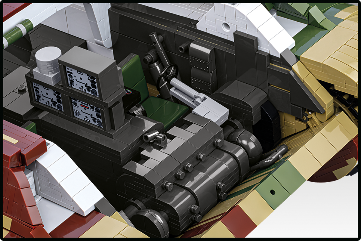 Tanque COBI Tiger II Königstiger escala 1:12: Set #2808