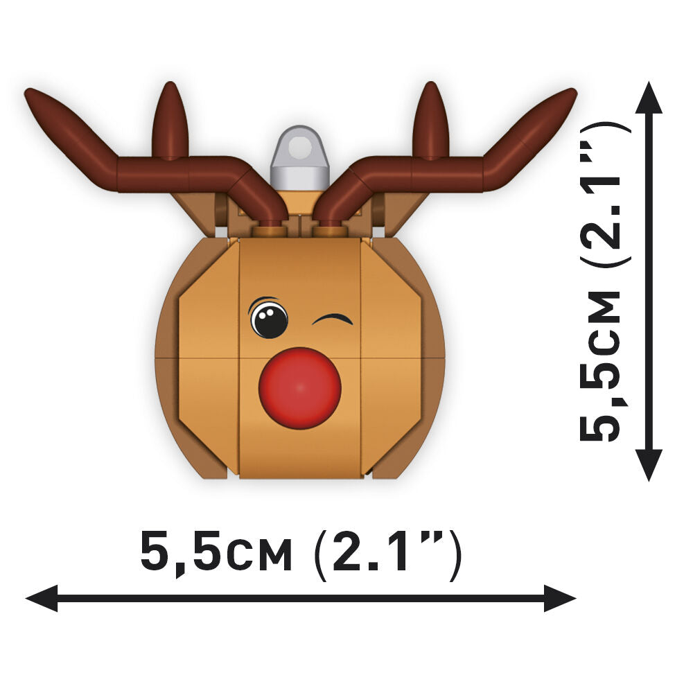 Adorno de reno COBI: Juego n.° 200014