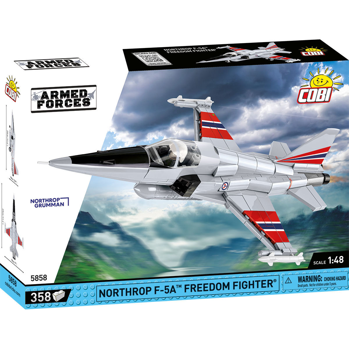 Avión de combate COBI Northrop F-5A Freedom Fighter: SET #5858