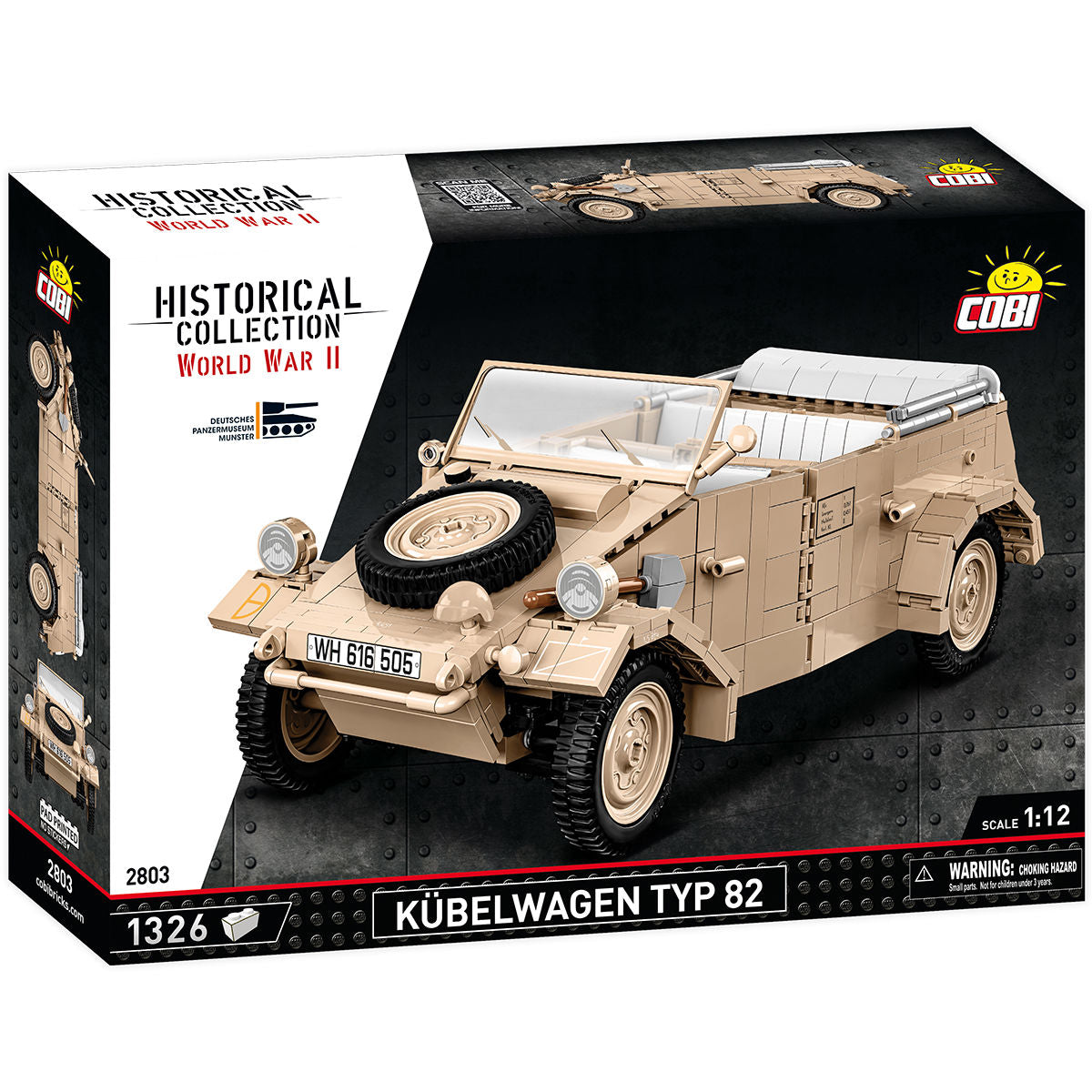COBI Kübelwagen TYP 82 Utility Vehicle (1:12th) : Set #2803