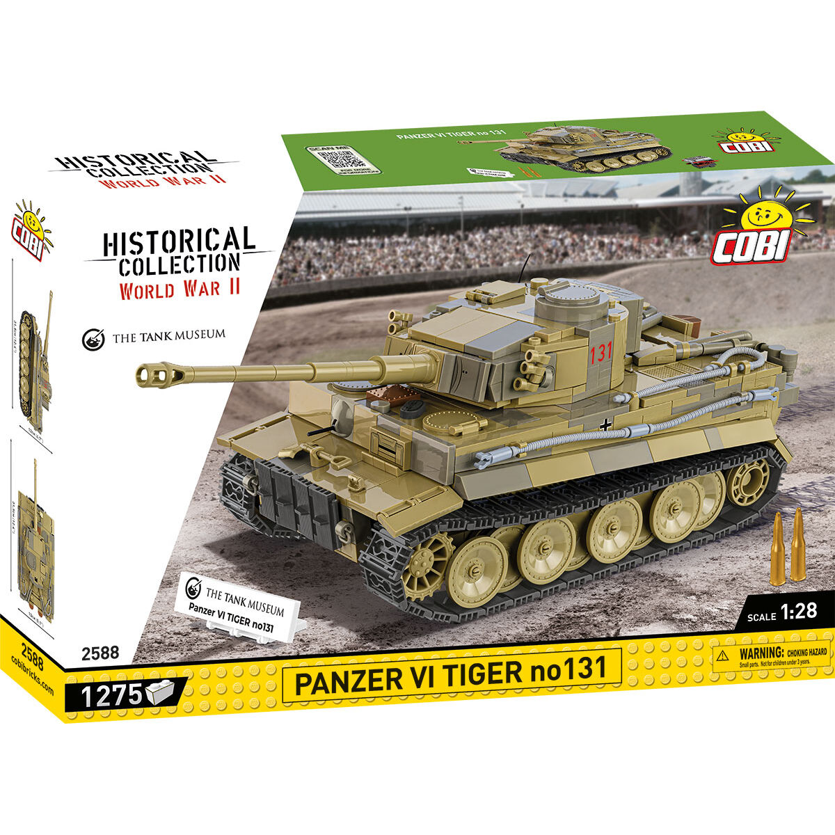 COBI Tank Museum Panzer Tiger VI No. 131 Tank: Set #2588