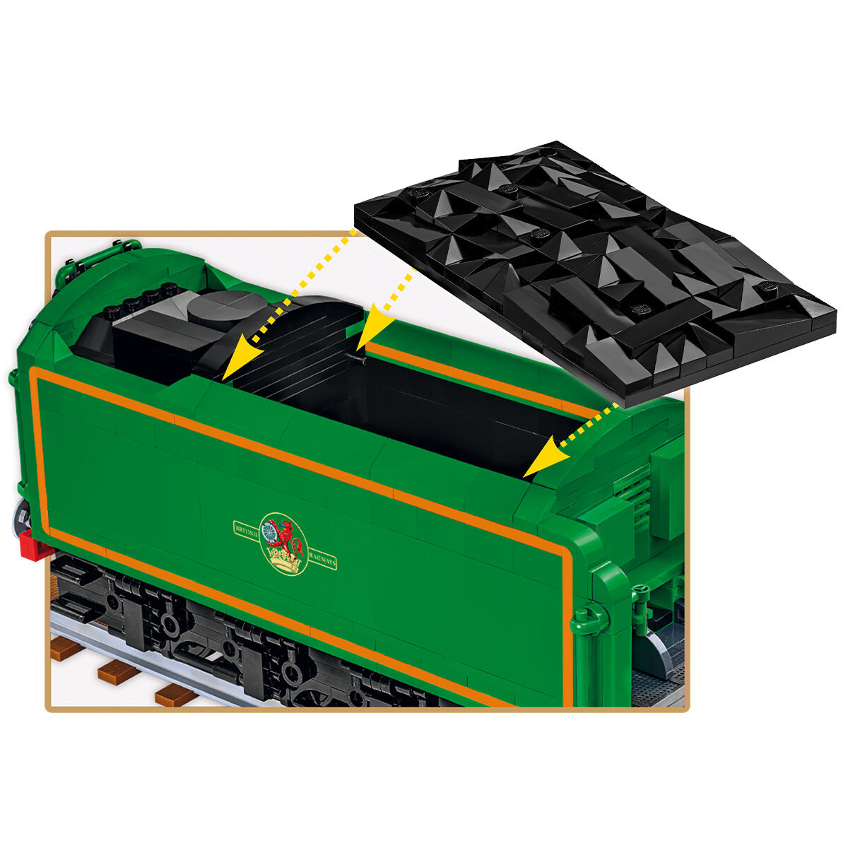 Tren de vapor británico COBI Flying Scotsman: Set n.° 6292