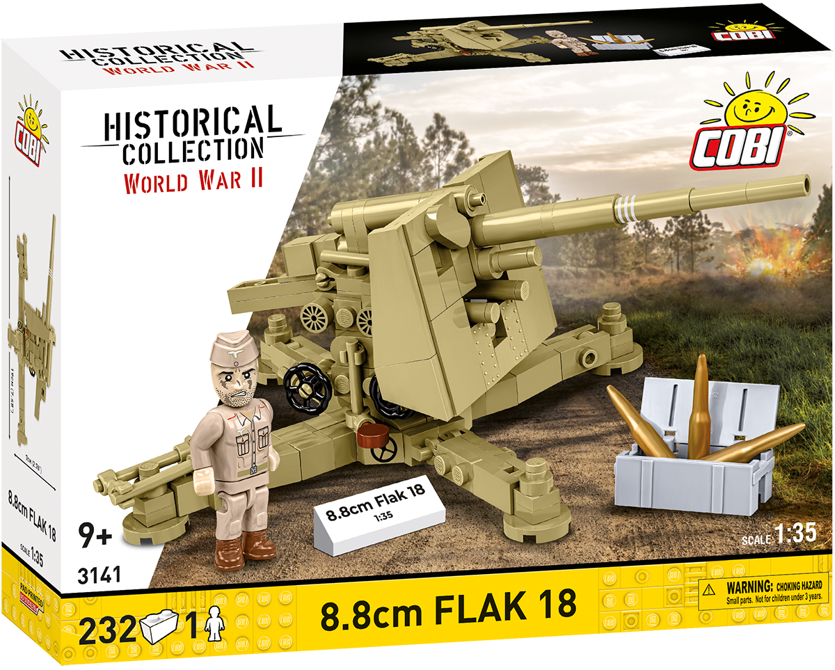 COBI 8.8cm FLAK 18 Artillery : Set #3141 – COBI Official Store