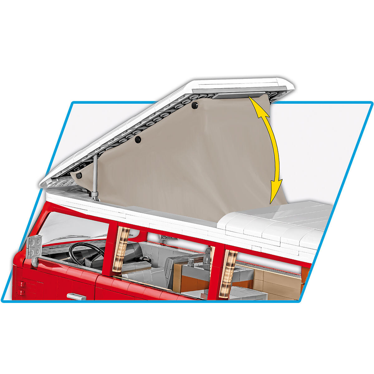 Volkswagen T2a Camper Van COBI EDICIÓN EJECUTIVA: Conjunto n.° 24361