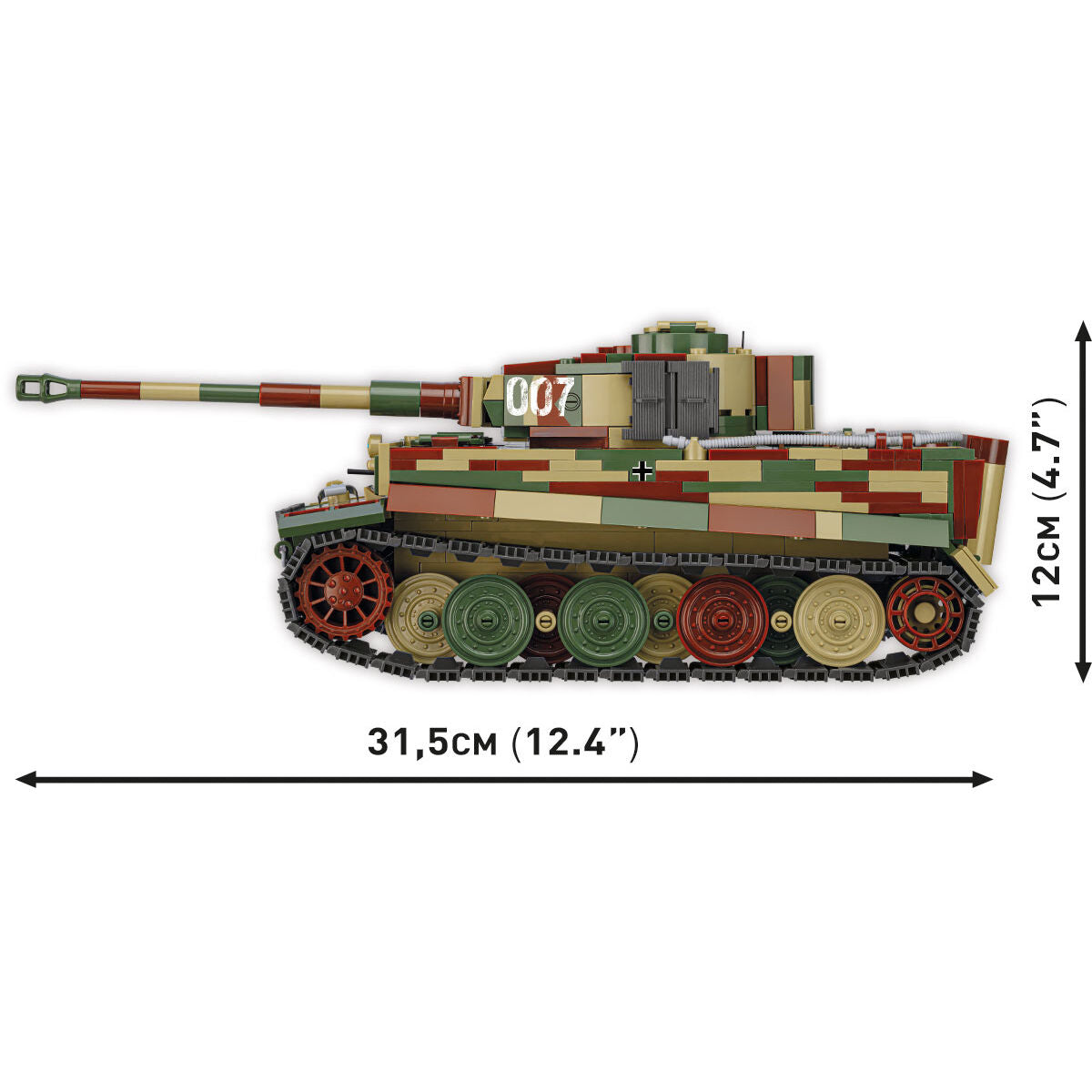 COBI EDICIÓN EJECUTIVA Panzerkampfwagen VI Tiger I Ausf. Tanque E: Conjunto #2587