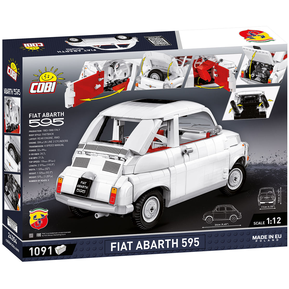 COBI Fiat Abarth 595: Set #24354