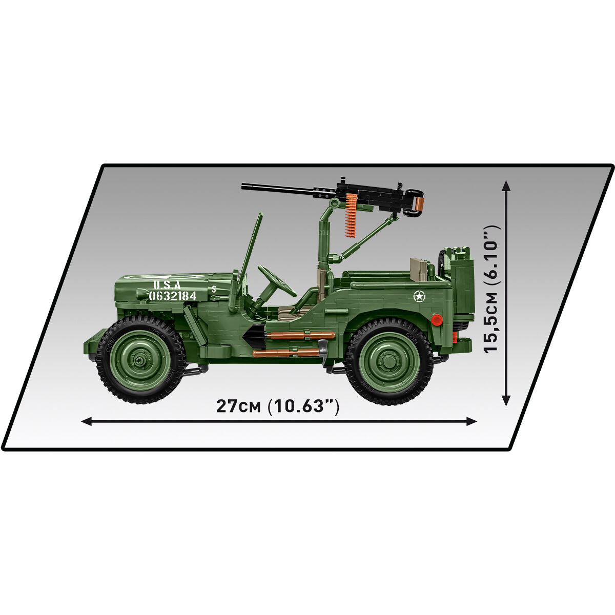 COBI JEEP Willys MB: Conjunto #2805