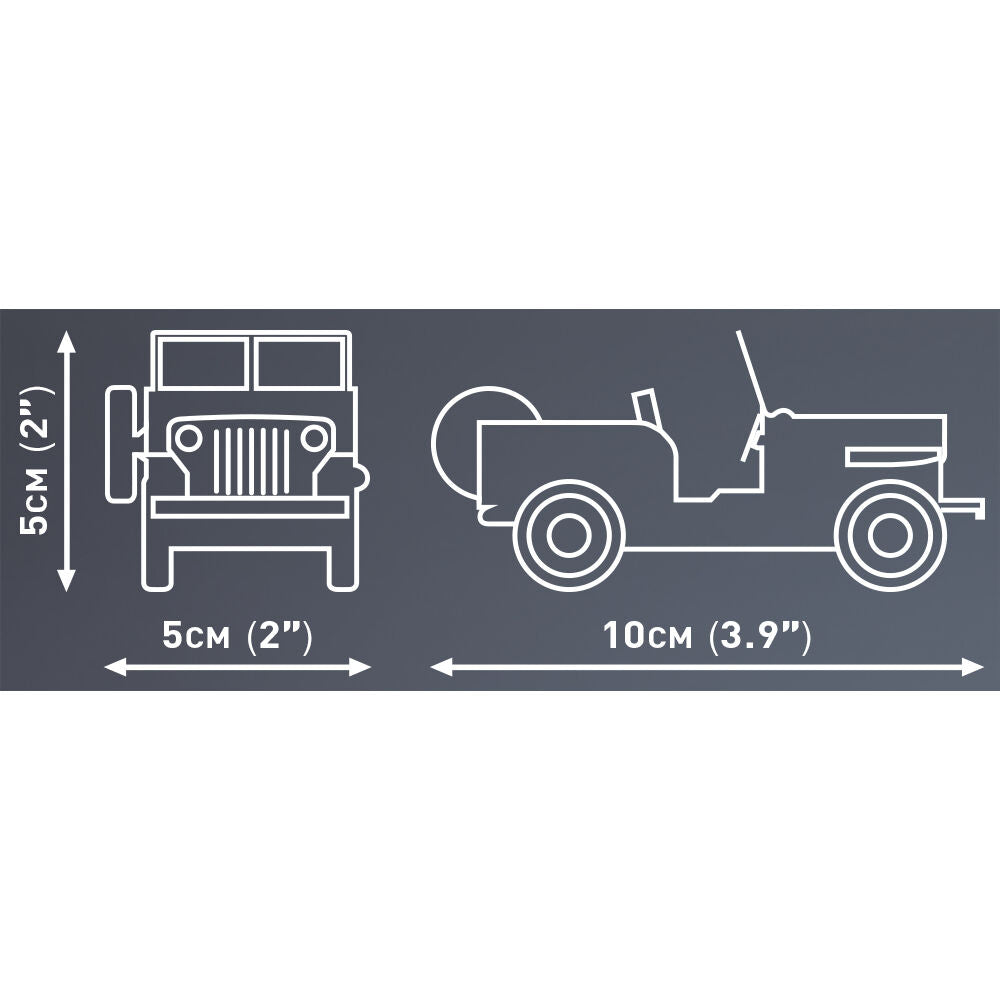COBI JEEP Willys CJ-2A (blanco): SET #24518