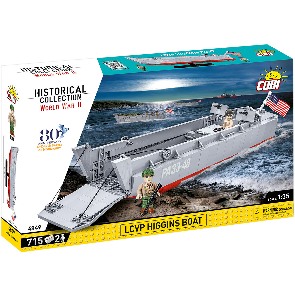 COBI LCVP Higgins Boat Landing Craft : Set #4849 – COBI Official Store