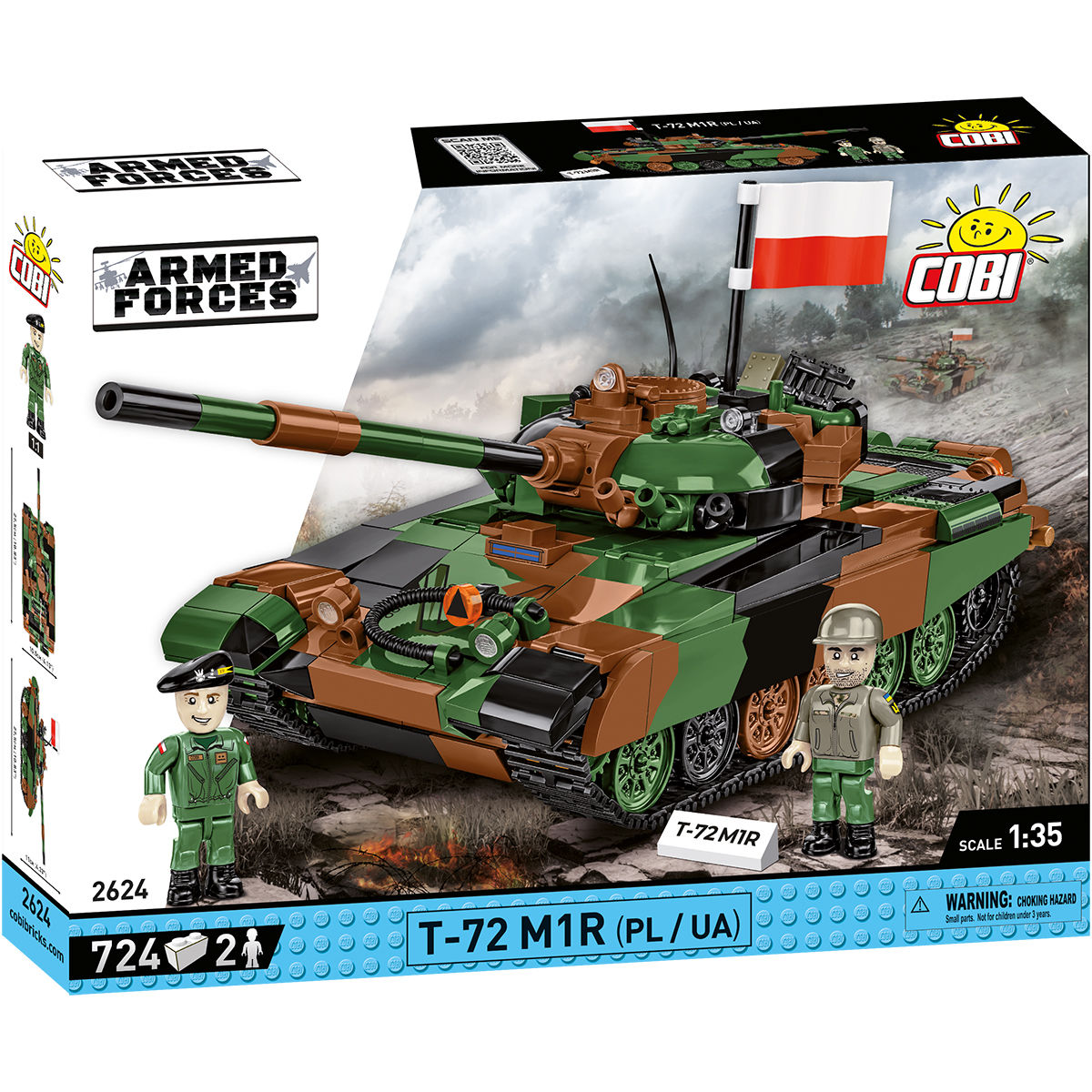 COBI T-72 M1R (PL/UA) Tank : Set #2624