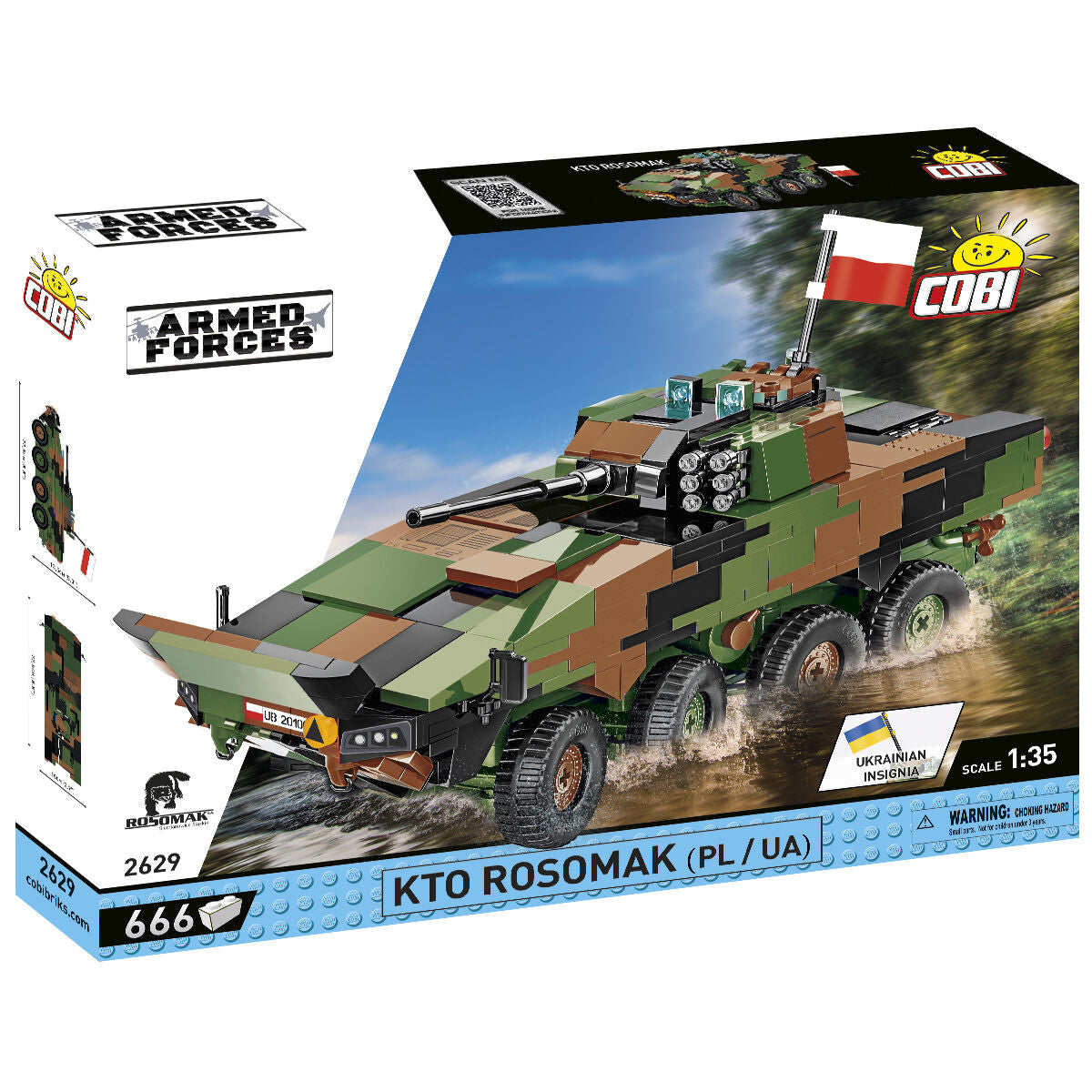 Vehículo polivalente COBI KTO Rosomak (PL/UA): SET #2629