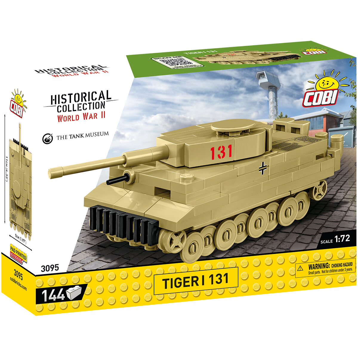 COBI Carro Tiger I 131 in scala 1:72: Set #3095