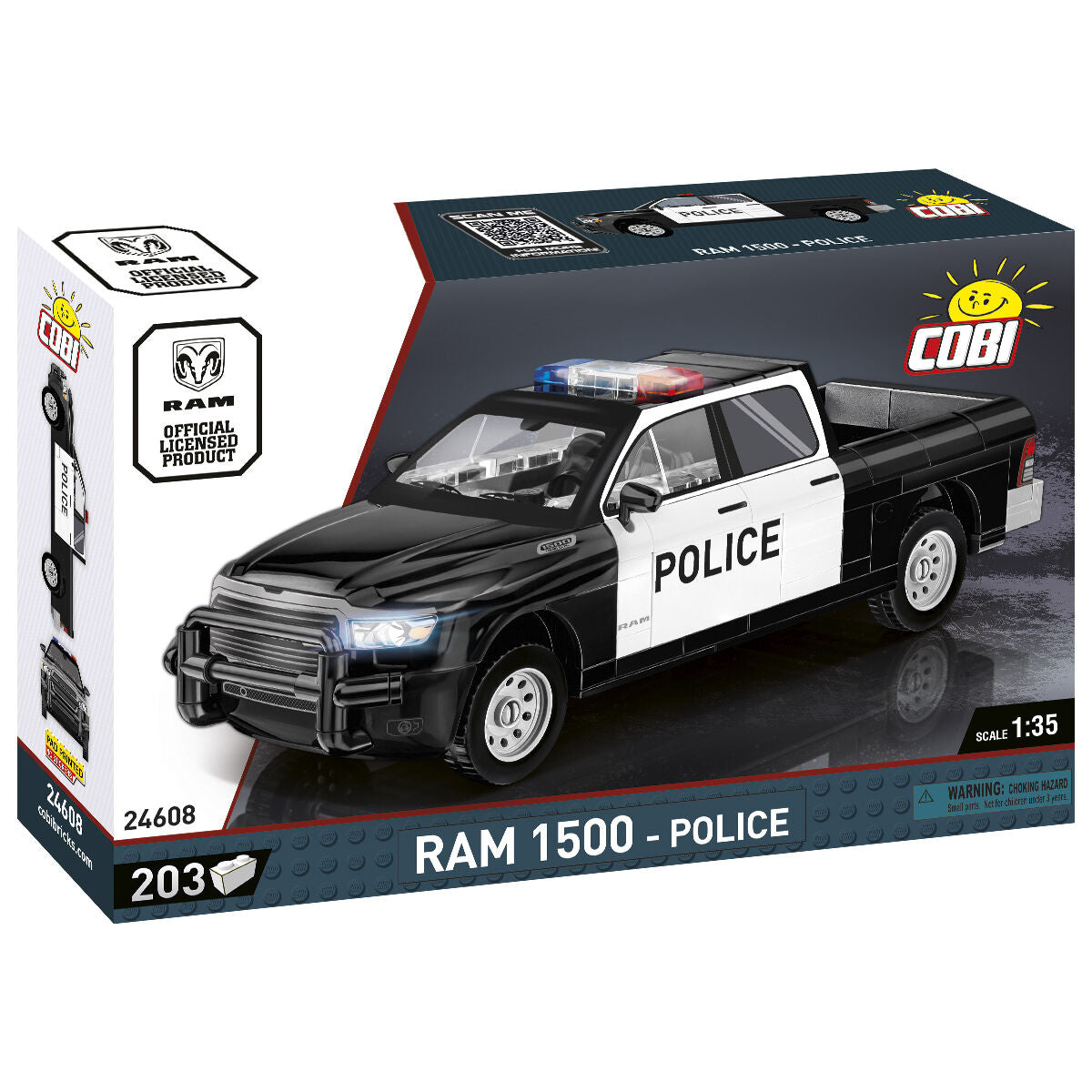 COBI DODGE Ram 1500 Police Truck: Set #24608