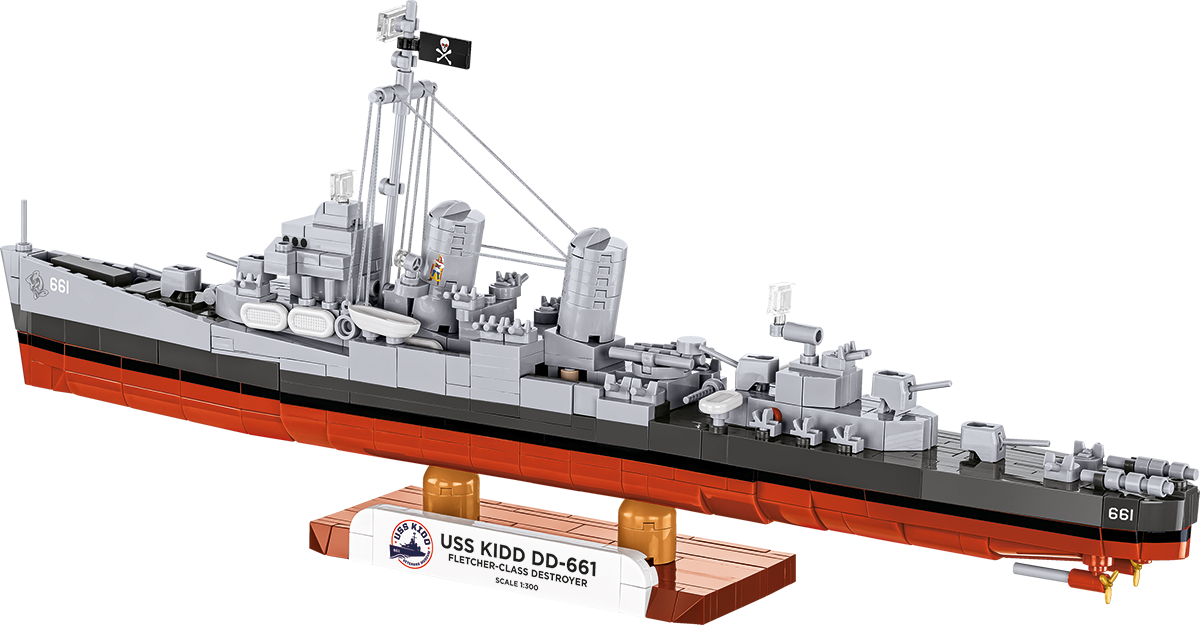 COBI USS Kidd DD-661 Destroyer: Set #4866