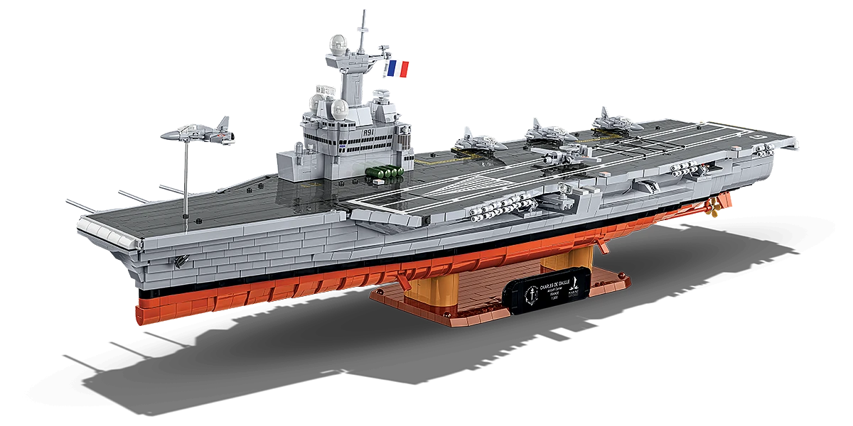 COBI Charles de Gaulle Aircraft Carrier (R91): Set #4868