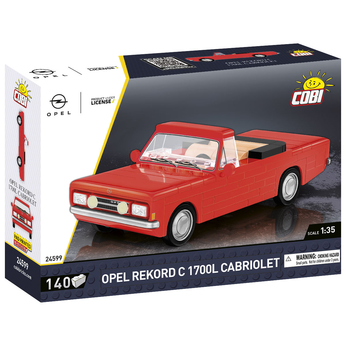 COBI Opel Rekord C 1700L Cabriolet Car: Set #24599