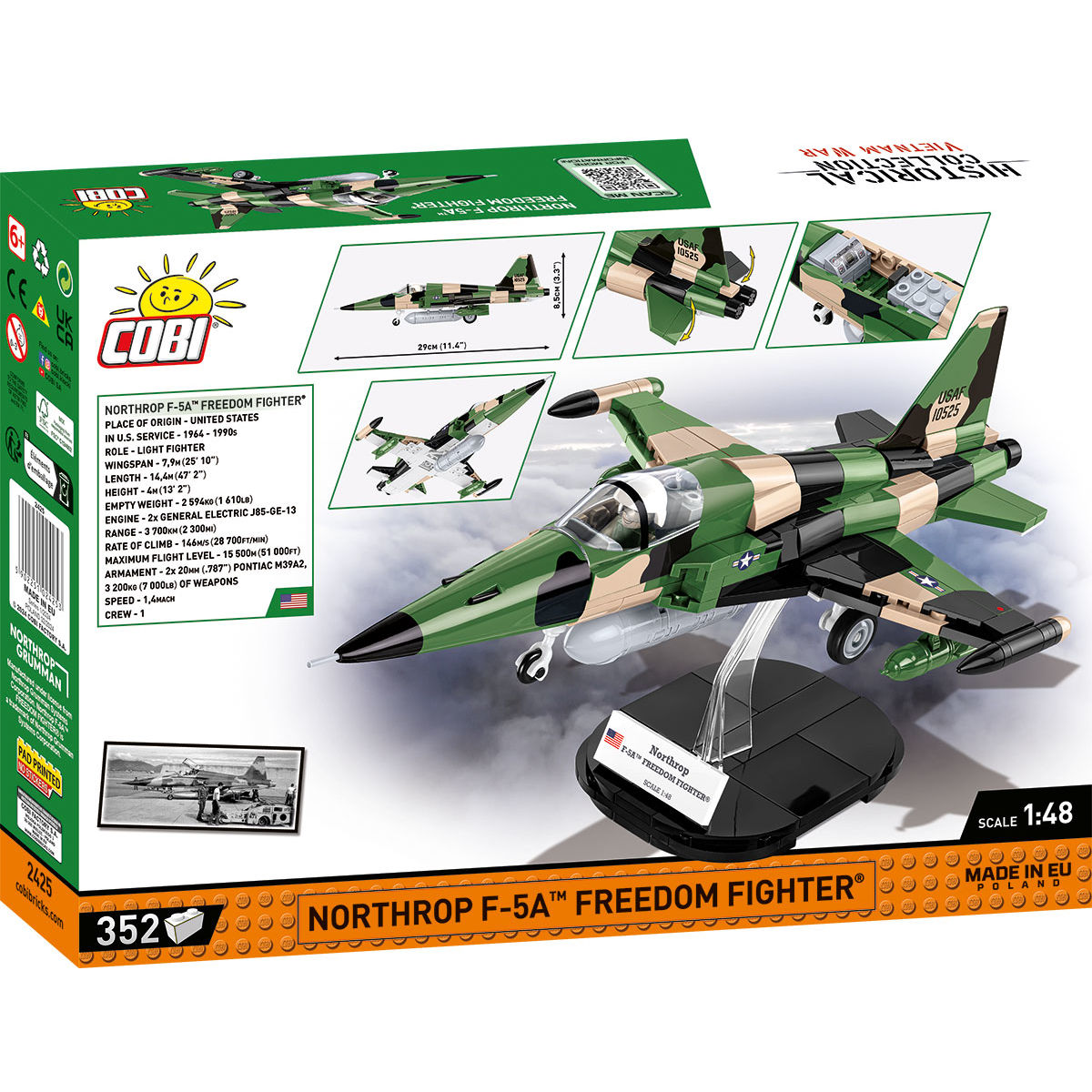 COBI Northrop F-5A Freedom Fighter Jet: Set #2425