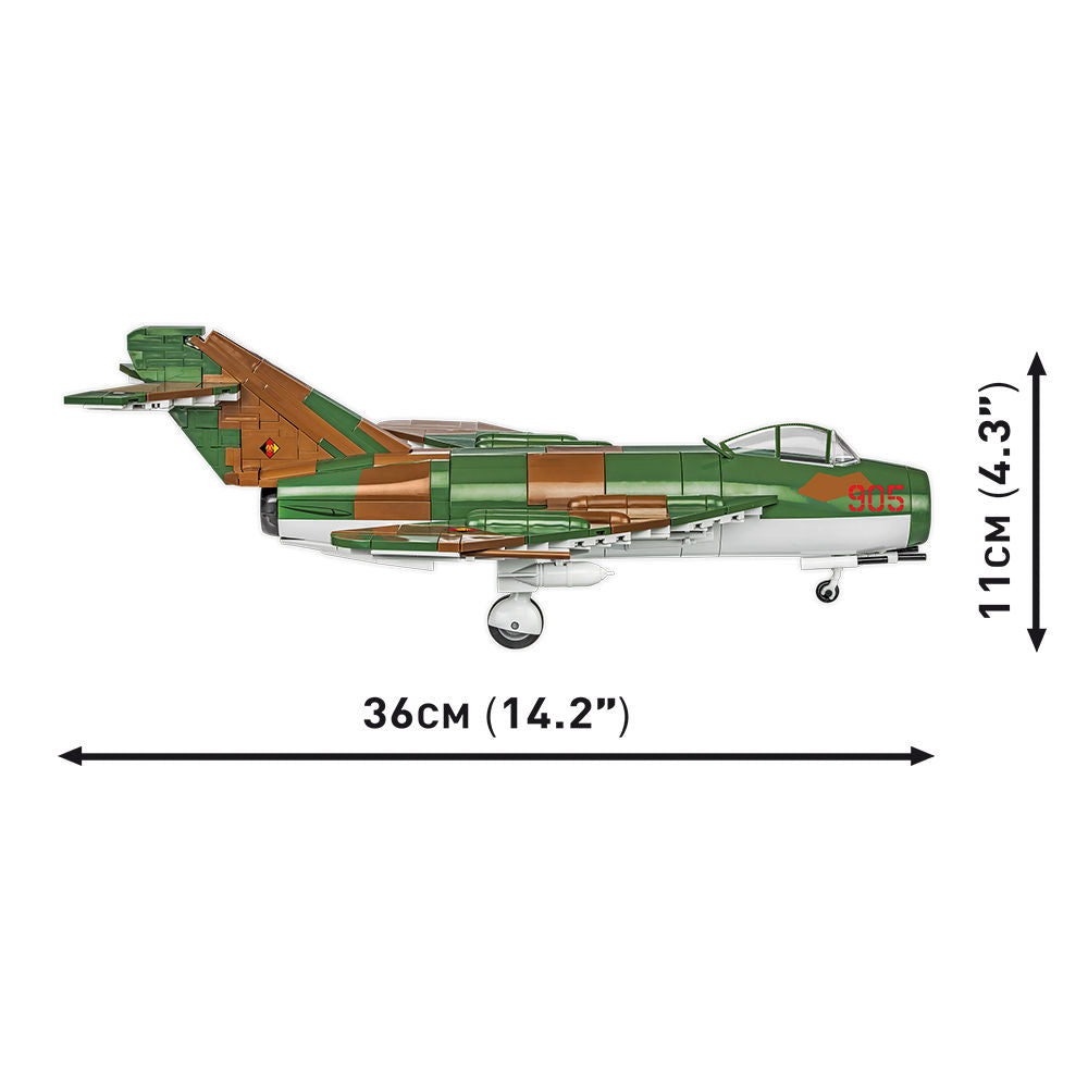 COBI LIM-5 (MIG-17F) East Germany Air Force Jet: Set #5825