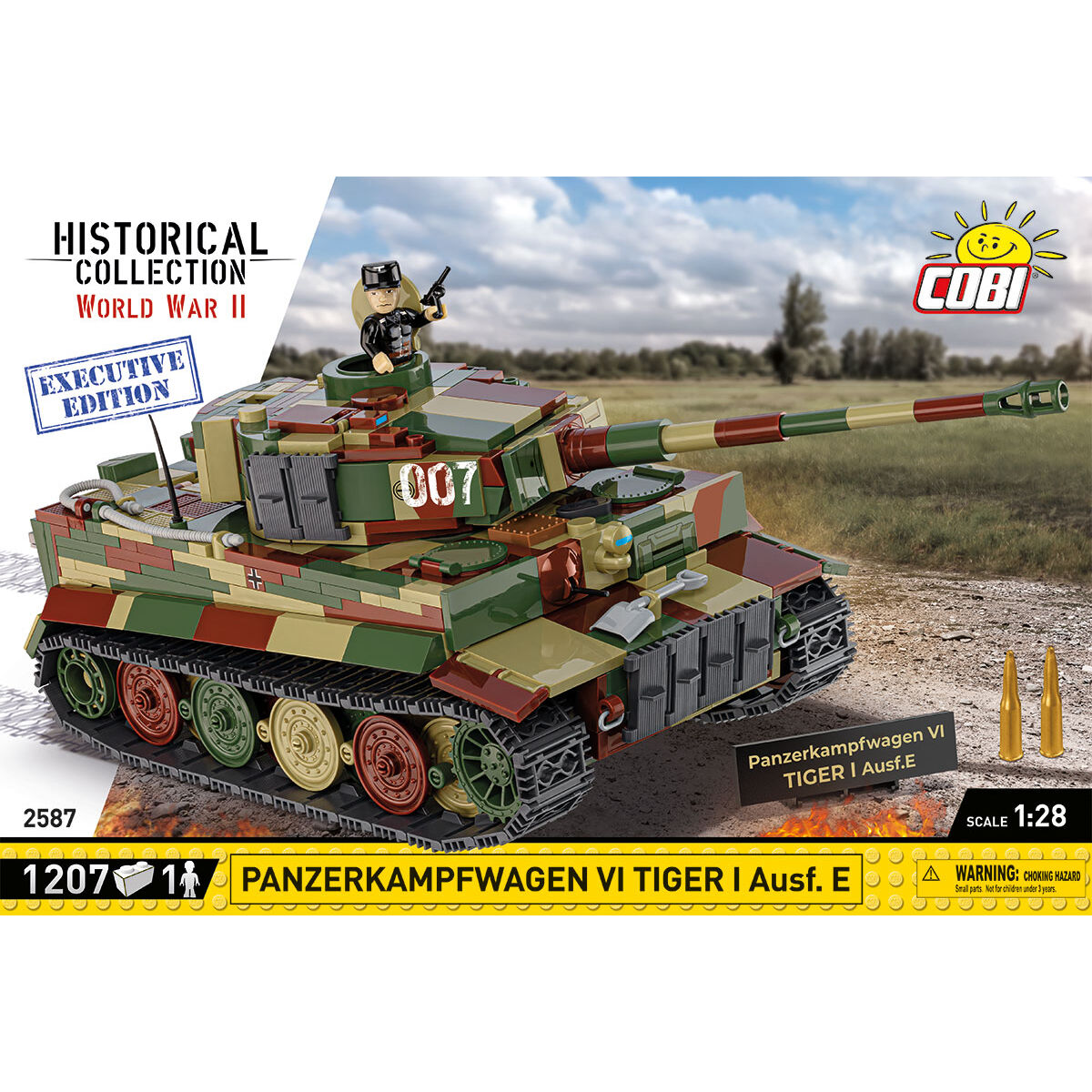 COBI EDICIÓN EJECUTIVA Panzerkampfwagen VI Tiger I Ausf. Tanque E: Conjunto #2587