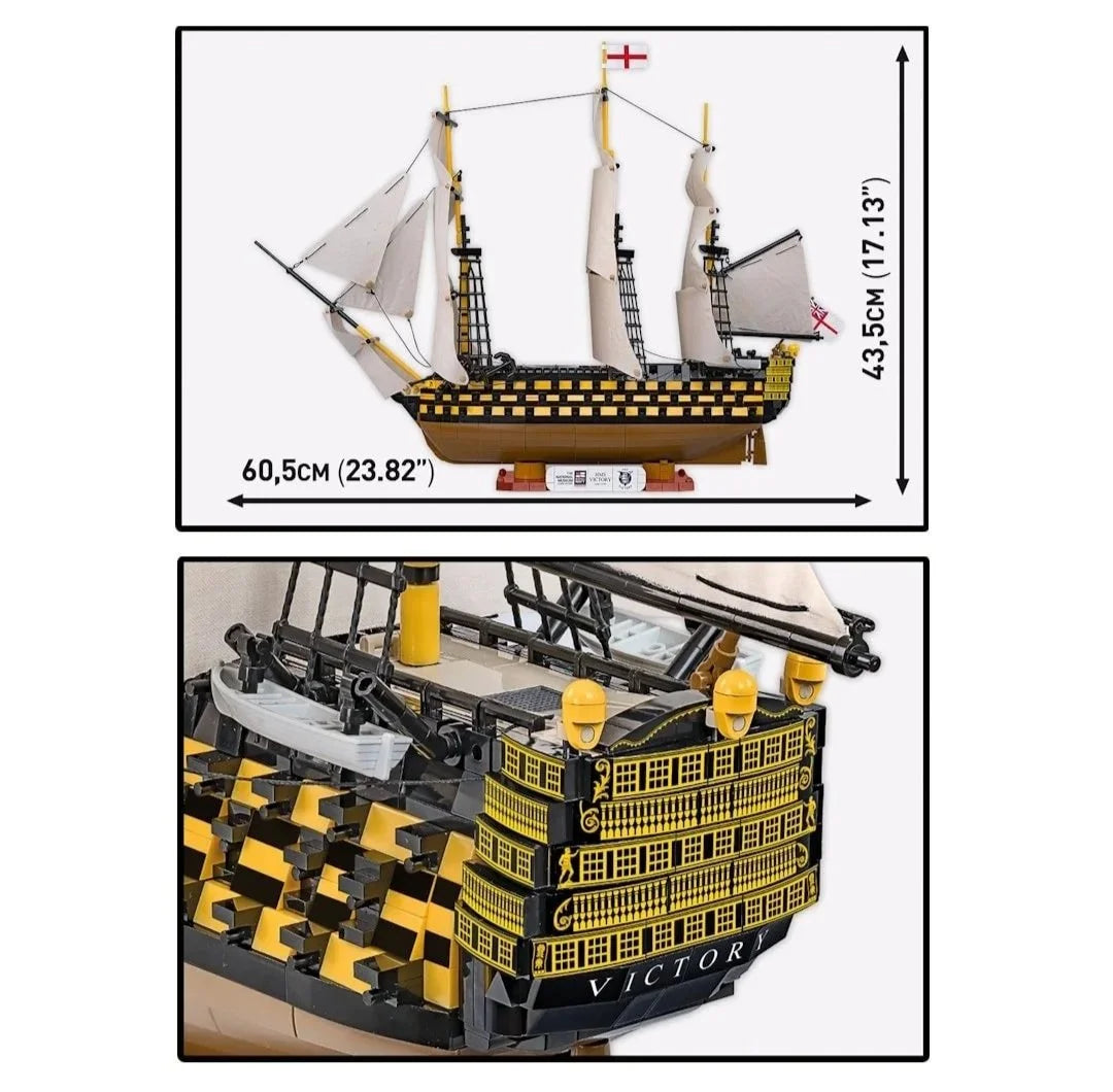 EDICIÓN LIMITADA COBI HMS Victory: Set n.° 20095
