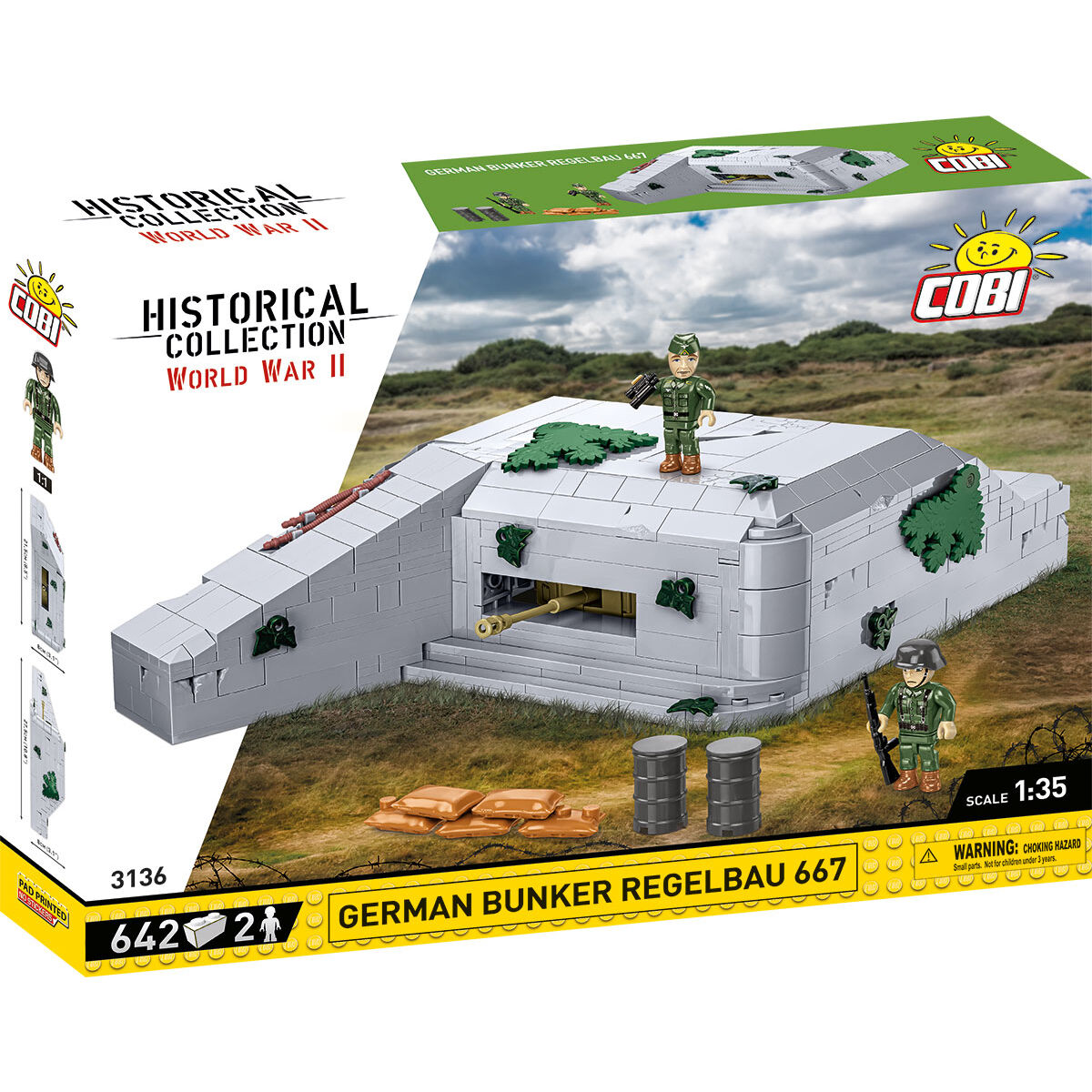 COBI Bunker tedesco Regelbau 667: Set #3136