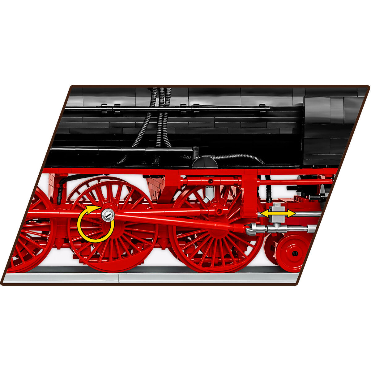 Locomotora de vapor COBI EDICIÓN EJECUTIVA DR BR 03 Tren y grúa acuática: Set n.° 6286