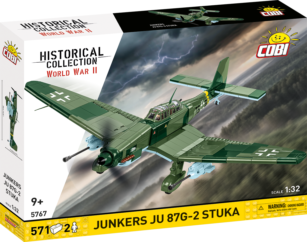 Bombardero en picado Junkers JU 87G-2 STUKA de COBI: SET #5767