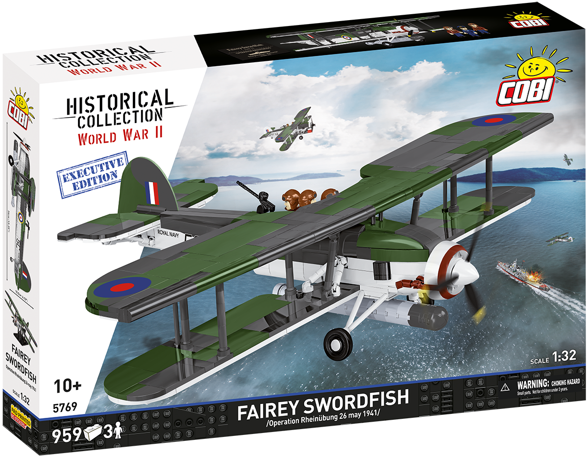 COBI EXECUTIVE EDITION Fairey Swordfish Torpedo Bomber: Set #5769