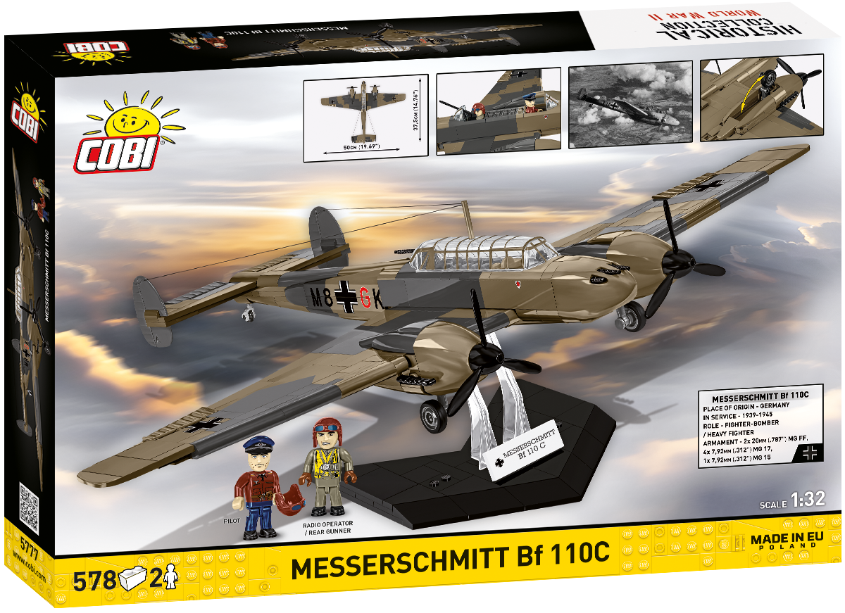 COBI Messerschmitt Bf 110C Fighter/Bomber: Set #5777
