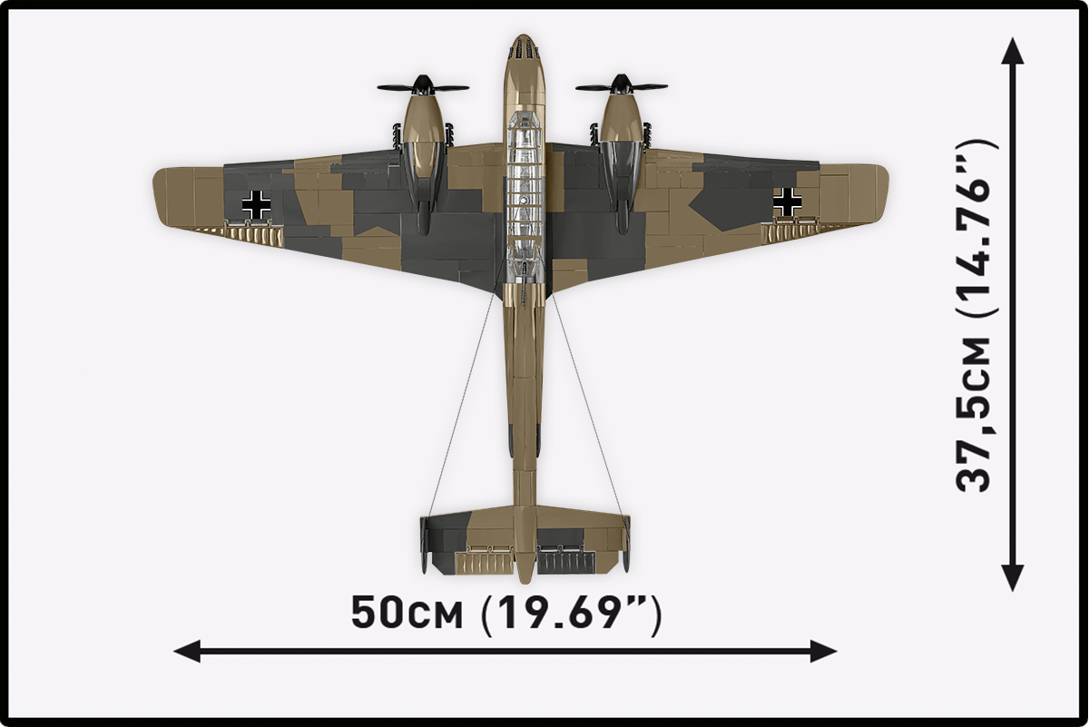COBI Messerschmitt Bf 110C Fighter/Bomber: Set #5777