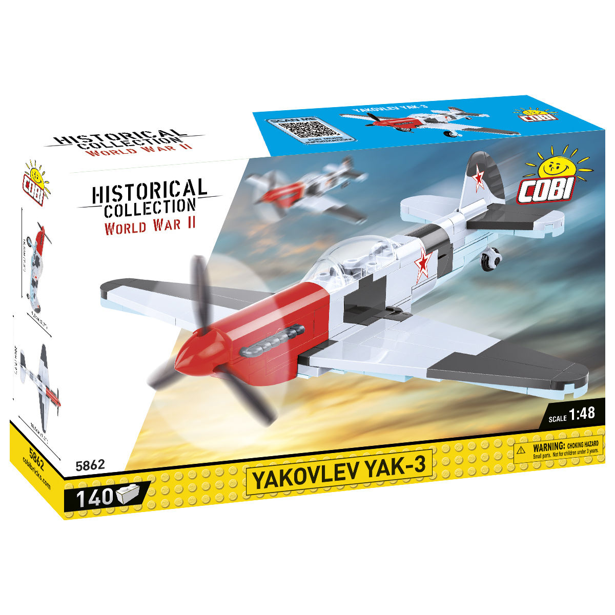 Aereo da caccia COBI Yakovlev YAK-3: SET #5862