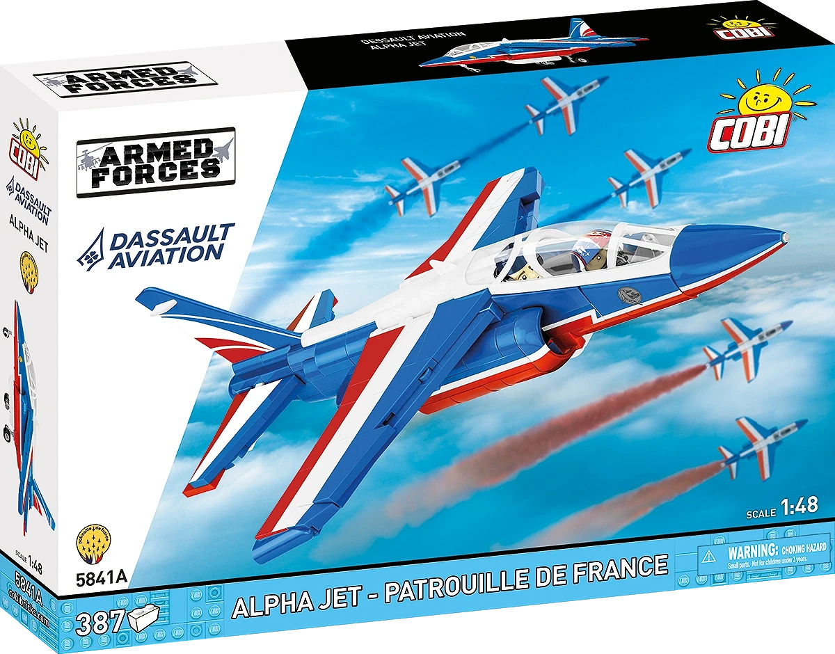 COBI Alpha Jet Patrouille de France : Set #5841A