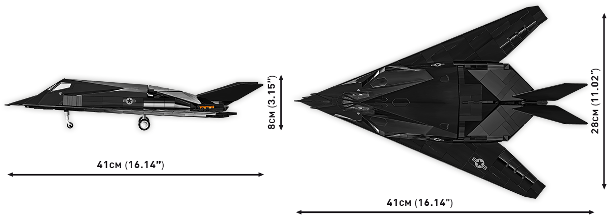 Caza furtivo COBI F-117 Nighthawk de edición limitada: Set n.° 5902