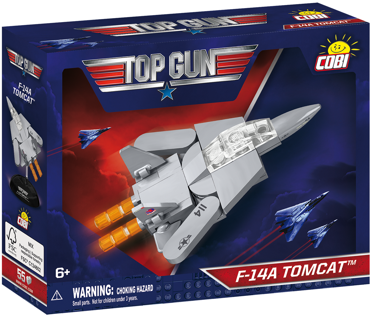 COBI TOP GUN F-14A Tomcat Fighter 1:300 Scale : Set #5923