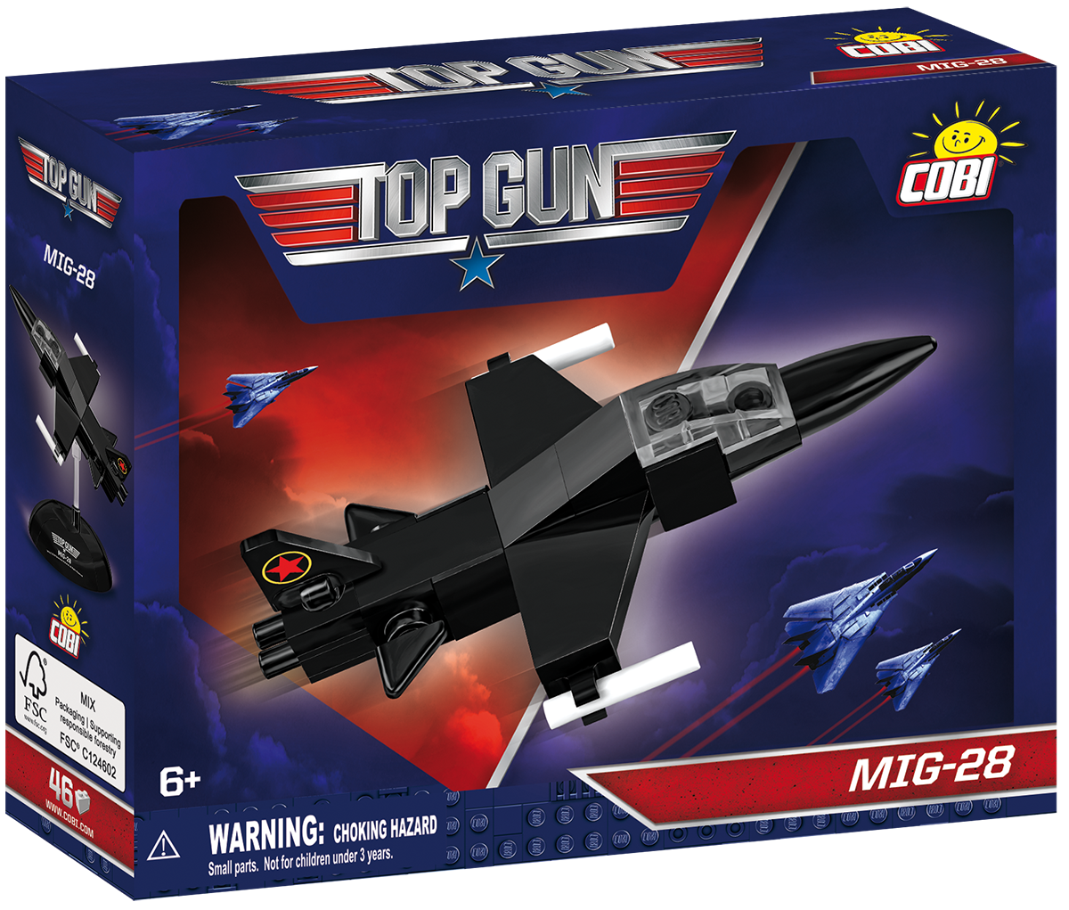 COBI TOP GUN MIG-28 Fighter 1:300 Scale : Set #5924