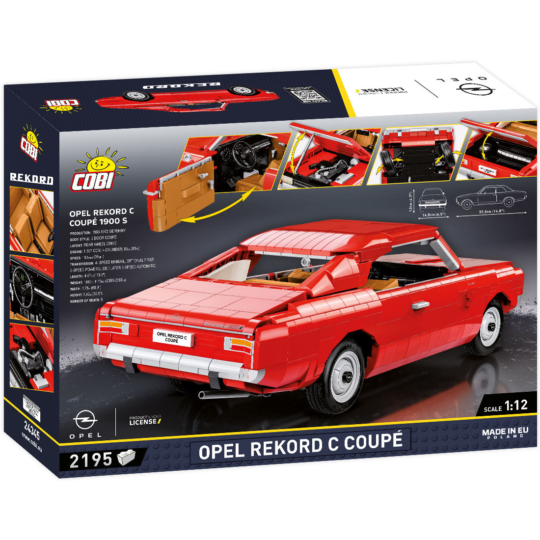 COBI Opel Rekord C Coupé: Juego #24345